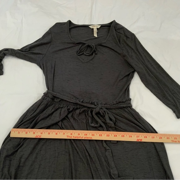 Matilda Jane Size Small Go West Maxi Dress 
Gray 3/4 Sleeve Knit New Without Tag - Picture 14 of 16